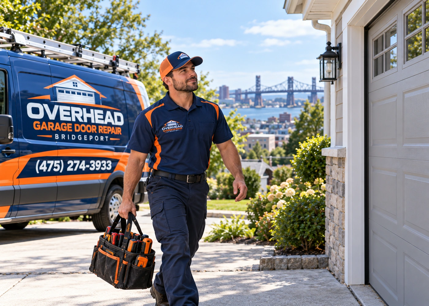 Garage door service in Bridgeport