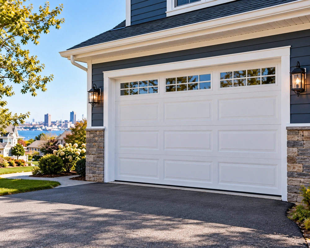 Finished garage door project