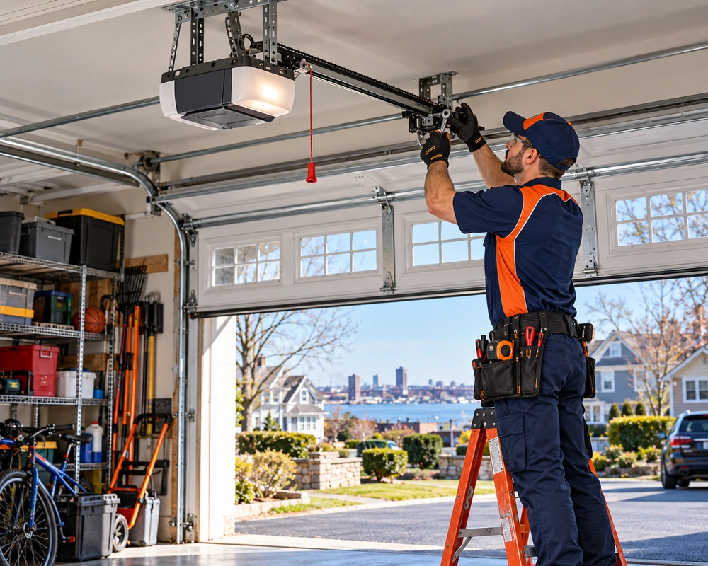 Garage door opener service